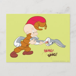 ELMER FUDD™ en BUGS BUNNY™ Briefkaart