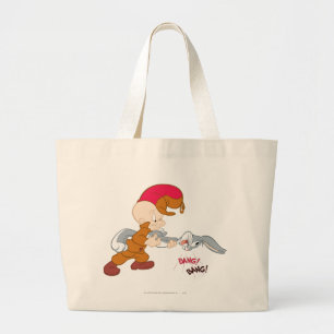 ELMER FUDD™ en BUGS BUNNY™ Grote Tote Bag