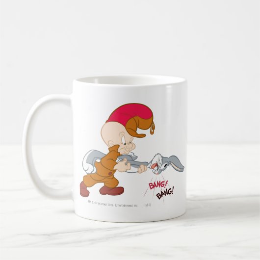 ELMER FUDD™ en BUGS BUNNY™ Koffiemok (Links)