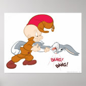 ELMER FUDD™ en BUGS BUNNY™ Poster (Voorkant)