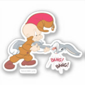 ELMER FUDD™ en BUGS BUNNY™ Sticker (Voorkant)