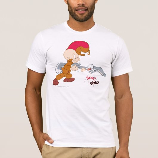 ELMER FUDD™ en BUGS BUNNY™ T-shirt (Voorkant)