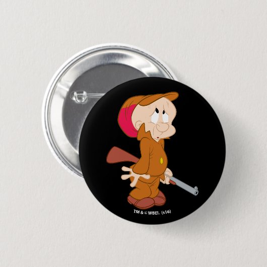 ELMER FUDD™ | Gehakt zaad Ronde Button 5,7 Cm (Voorkant /achterkant)