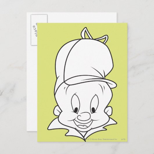 ELMER FUDD™ Head Shot Briefkaart (Voorkant / Achterkant)
