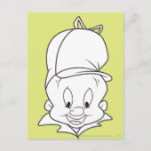 ELMER FUDD™ Head Shot Briefkaart (Voorkant)