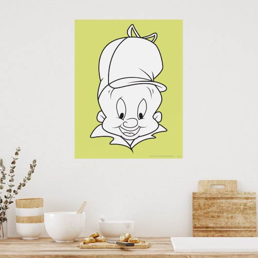 ELMER FUDD™ Head Shot Poster (Keuken)