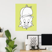 ELMER FUDD™ Head Shot Poster (Thuiskantoor)