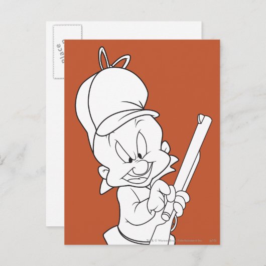 ELMER FUDD™ Hunting Briefkaart (Voorkant / Achterkant)