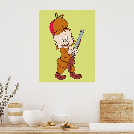 ELMER FUDD™ Klaar om te hakken Poster (Keuken)