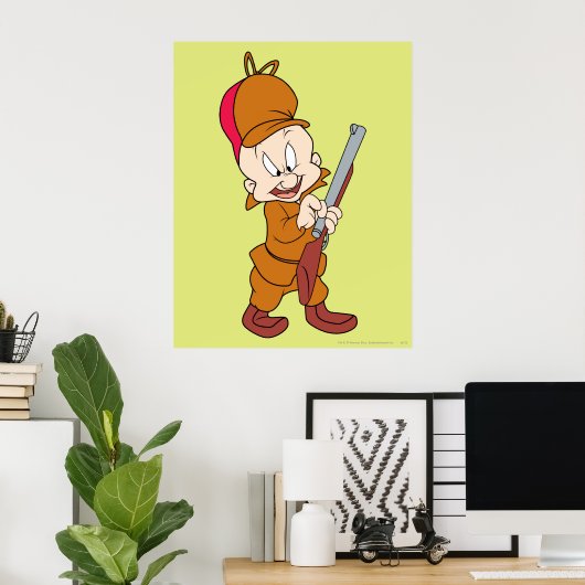 ELMER FUDD™ Klaar om te hakken Poster (Thuiskantoor)