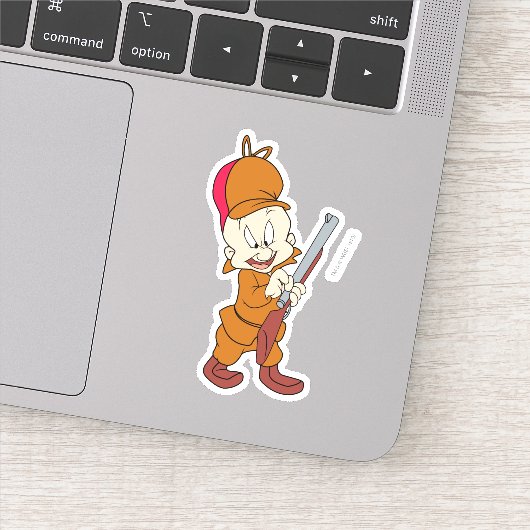 ELMER FUDD™ Klaar om te hakken Sticker (Detail)