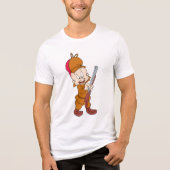ELMER FUDD™ Klaar om te hakken Tri-Blend Shirt (Voorkant)