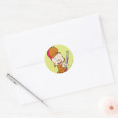 ELMER FUDD™ Klaar om te jagen Ronde Sticker (Envelop)