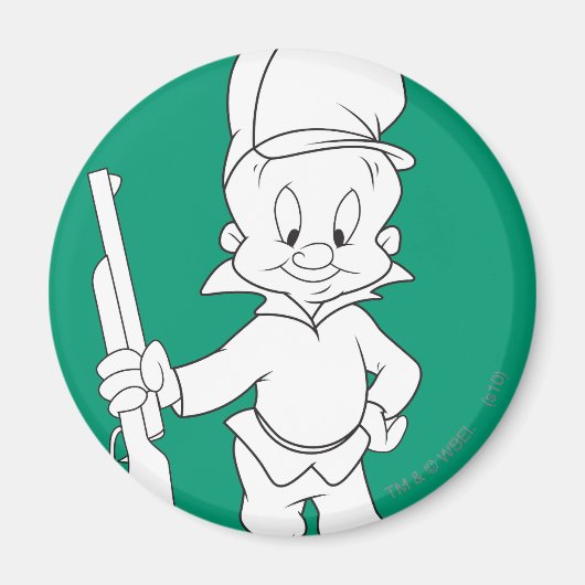 ELMER FUDD™ MAGNEET (Voorkant)