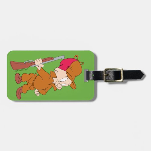 ELMER FUDD™ | Met Pistool Bagagelabel (Voorkant horizontaal)