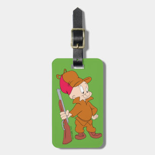 ELMER FUDD™   Met Pistool Bagagelabel