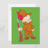 ELMER FUDD™ | Met Pistool Briefkaart (Voorkant / Achterkant)