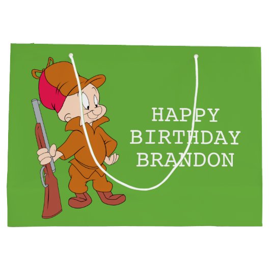 ELMER FUDD™ | Met Pistool Large Cadeautasje (Achterkant)