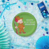 ELMER FUDD™ | Met Pistool Papieren Bordje (Feest)