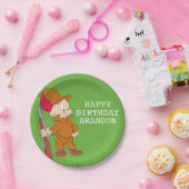 ELMER FUDD™ | Met Pistool Papieren Bordje (Feest)