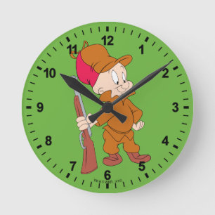 ELMER FUDD™   Met Pistool Ronde Klok