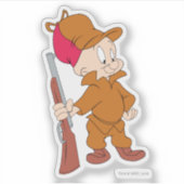 ELMER FUDD™ | Met Pistool Sticker (Voorkant)