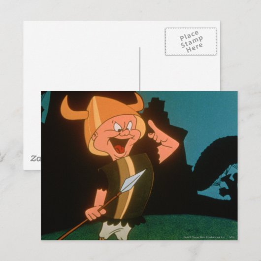 ELMER FUDD™ Viking Briefkaart (Voorkant / Achterkant)