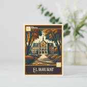 Elmhurst, Illinois | Antiek Briefkaart (Staand voorkant)