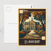 Elmhurst, Illinois | Antiek Briefkaart (Voorkant / Achterkant)