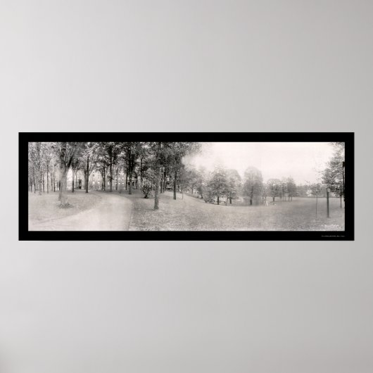 Elmira College NY Foto 1909 Poster (Voorkant)