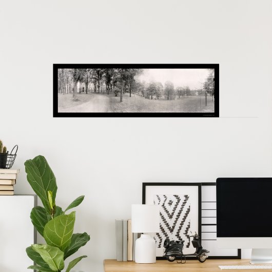 Elmira College NY Foto 1909 Poster (Thuiskantoor)