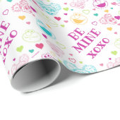 Elmo & Abby Cadabby Valentijn Hearts Pattern Cadeaupapier (Rol Hoek)