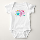 Elmo & Abby Cadabby Valentijn Hearts Pattern Romper (Voorkant)