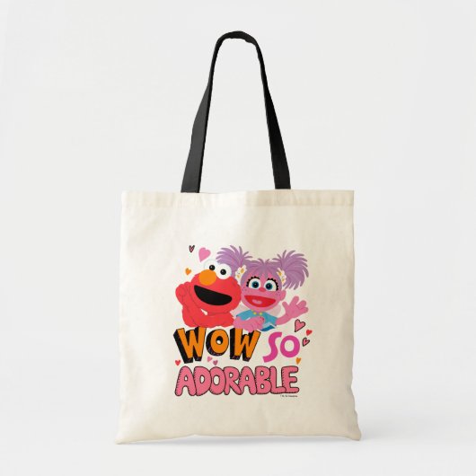 Elmo & Abby | Wauw zo schattig Tote Bag (Voorkant)