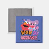 Elmo & Abby | Zo Schattig Magneet (Voorkant / Achterkant)