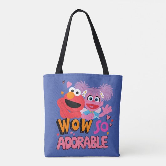 Elmo & Abby | Zo Schattig Tote Bag (Achterkant)