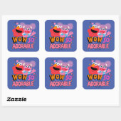 Elmo & Abby | Zo Schattig Vierkante Sticker (Vel)