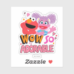 Elmo & Abby  Zo Schattige Sticker
