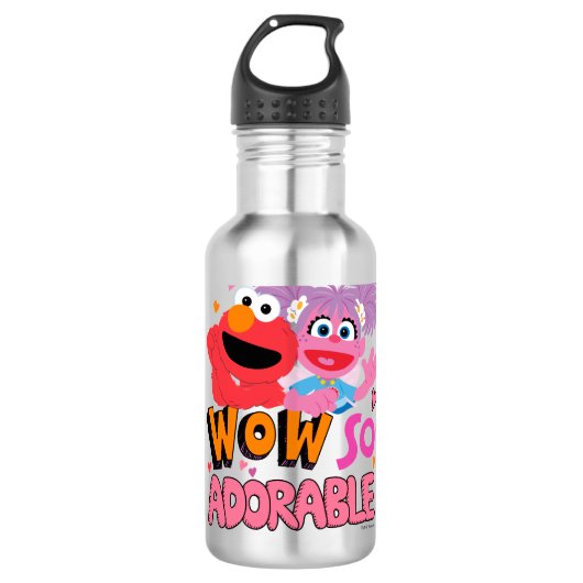 Elmo & Abby| Zo Schattige Waterfles (Voorkant)