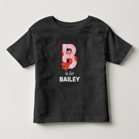 Elmo Alfabet | B Borrels Kinder Shirts (Voorkant)