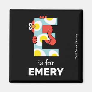 Elmo Alfabet   E Eieren Magneet