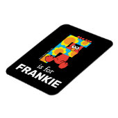 Elmo Alfabet | F Bloemen Magneet (Linkerzijde)