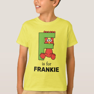 Elmo Alfabet F Groen T-shirt