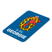 Elmo Alfabet | G Giraffe Magneet (Linkerzijde)