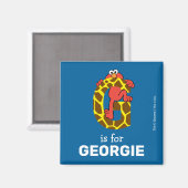 Elmo Alfabet | G Giraffe Magneet (Voorkant / Achterkant)