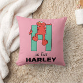 Elmo Alfabet | H Groen Kussen (Deken)