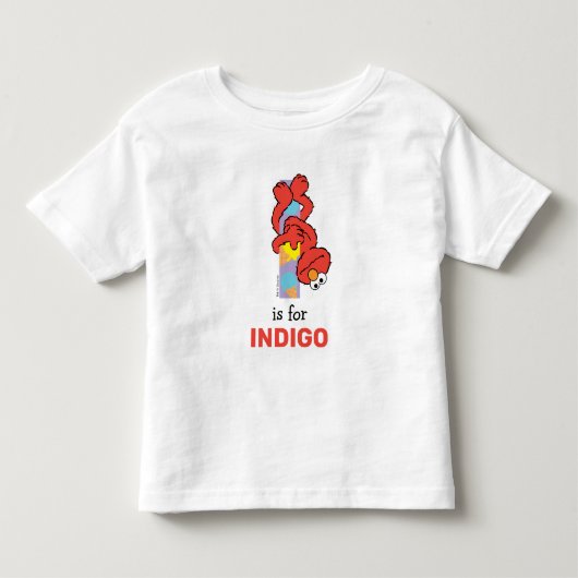 Elmo Alfabet | I Ijs Kinder Shirts (Voorkant)