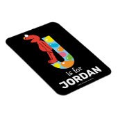 Elmo Alfabet | J Jelly Bean Magneet (Rechterzijde)