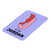 Elmo Alfabet | J Roze Magneet (Linkerzijde)