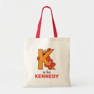 Elmo Alfabet   K Oranje Tote Bag